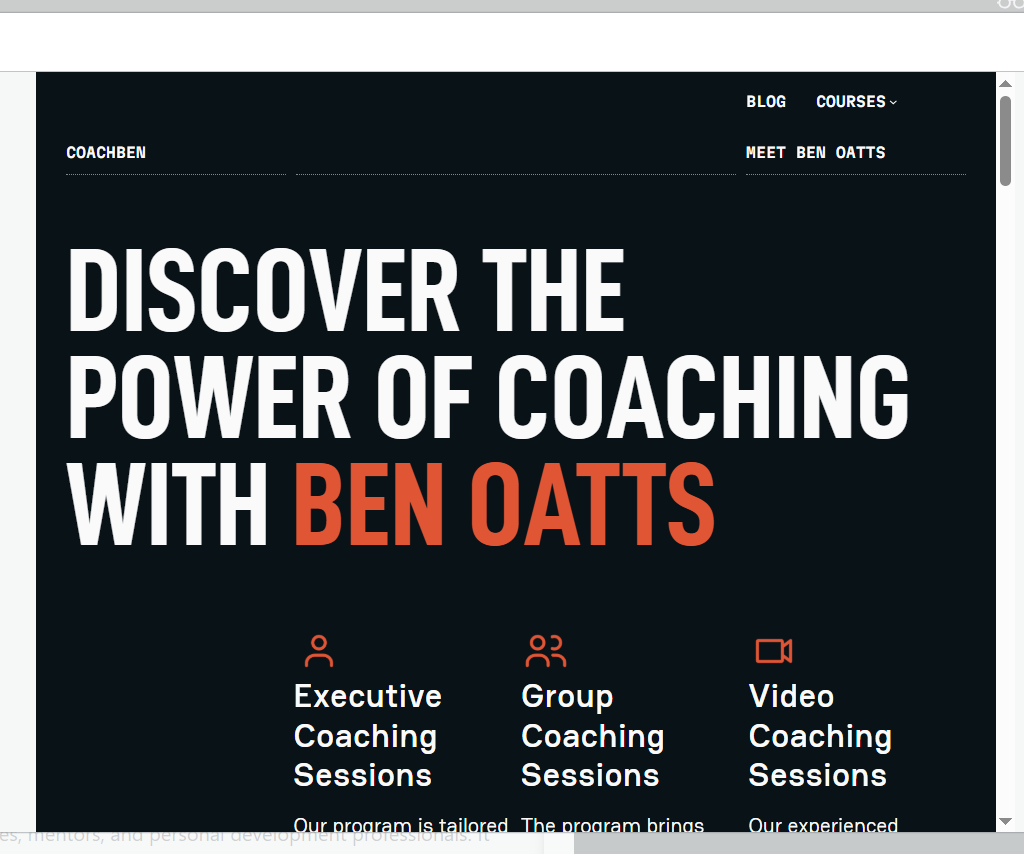 Creative and portfolio website design preview